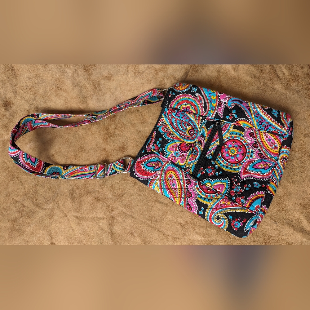 Vera Bradley Parisian Paisley Crossbody Hipster